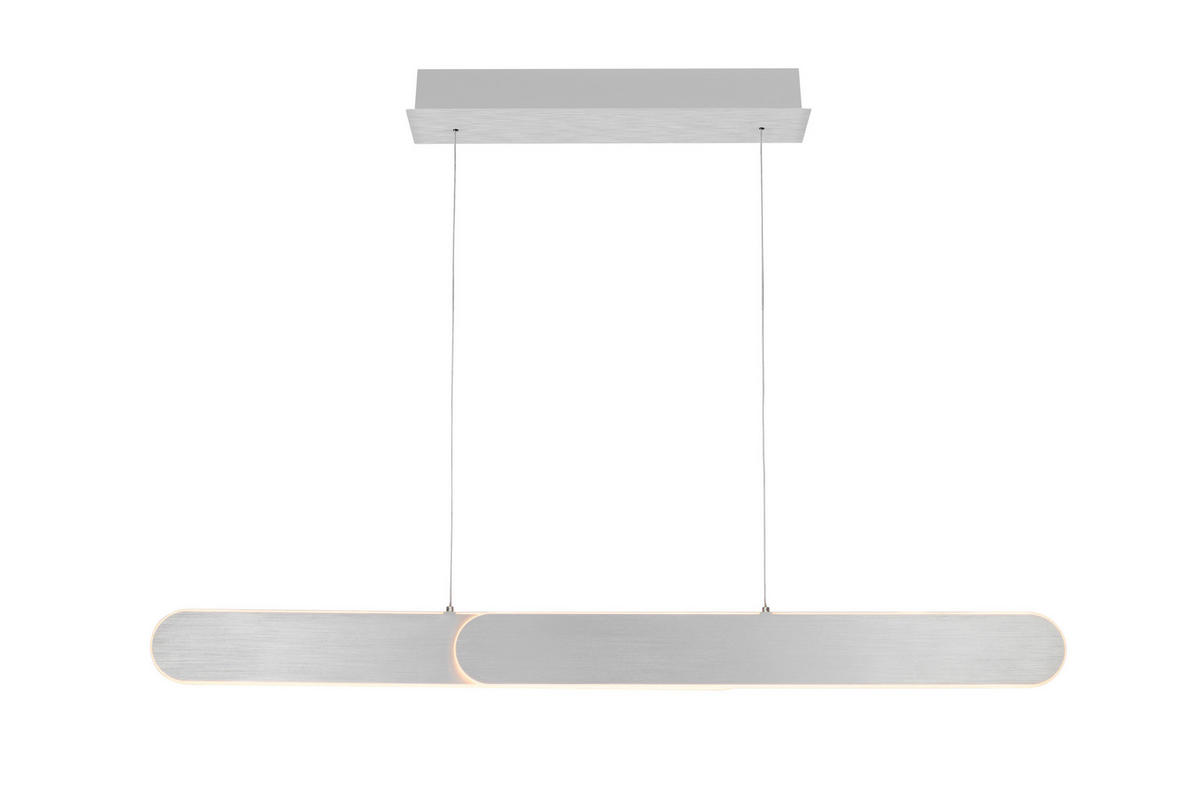 ZÁVĚSNÉ LED SVÍTIDLO, 115/7,5/150 cm - barvy stříbra, Design, kov (115/7,5/150cm) - Dieter Knoll