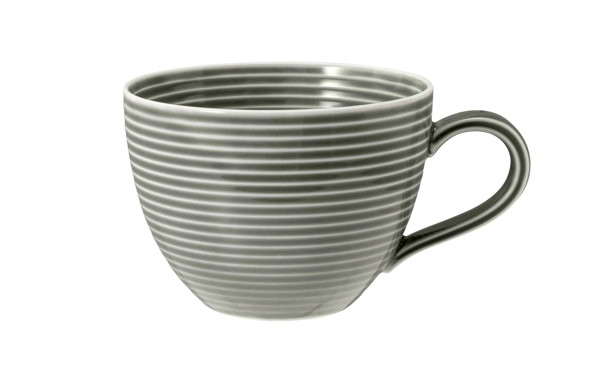 KAFFEETASSE Beat perlgrau 260 ml  - Grau, KONVENTIONELL, Keramik (0,26l) - Seltmann Weiden