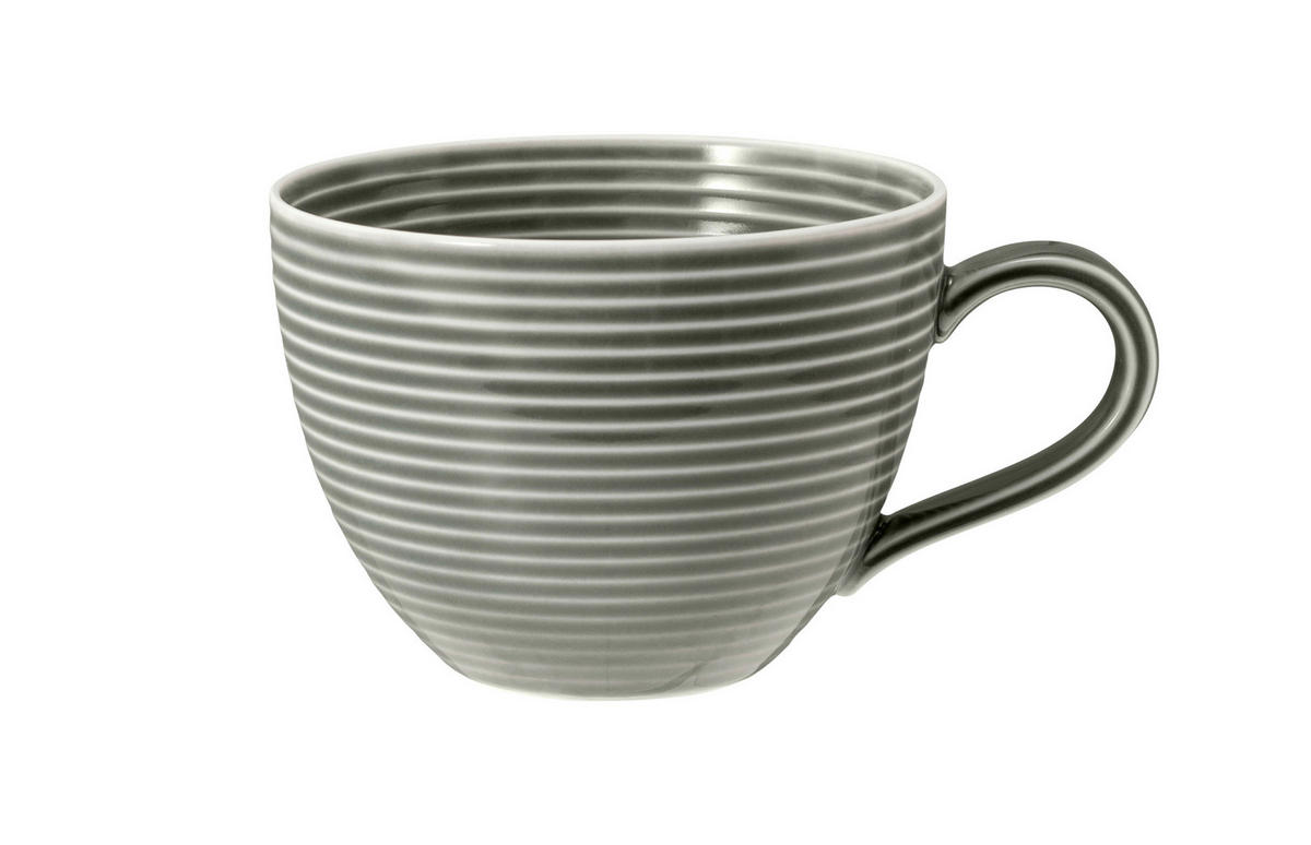 KAFFEETASSE Beat perlgrau 260 ml  - Grau, KONVENTIONELL, Keramik (0,26l) - Seltmann Weiden
