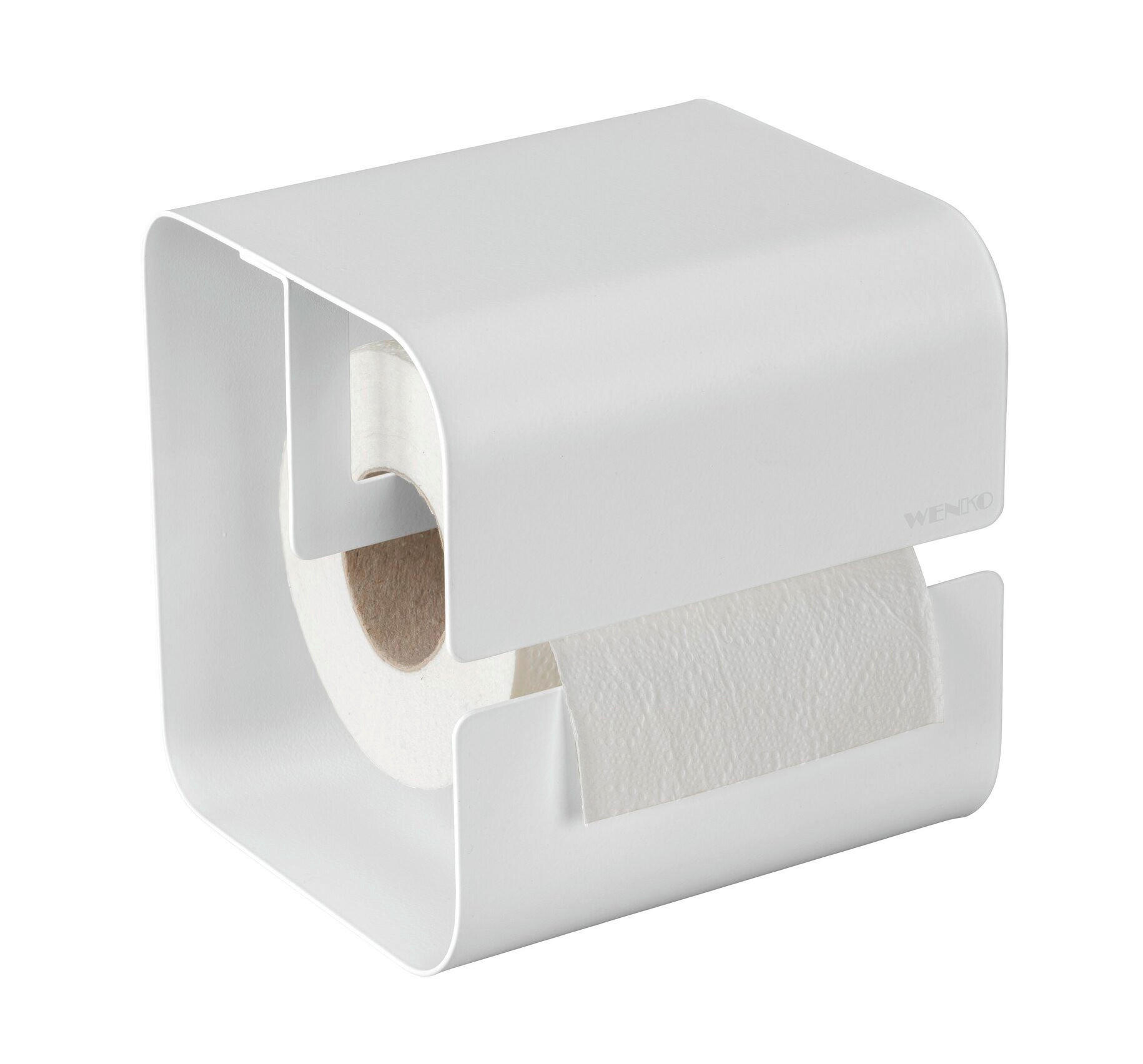 TOILETTENPAPIERHALTER - Weiß, MODERN, Metall (14/14,5/13,7cm) - Mömax