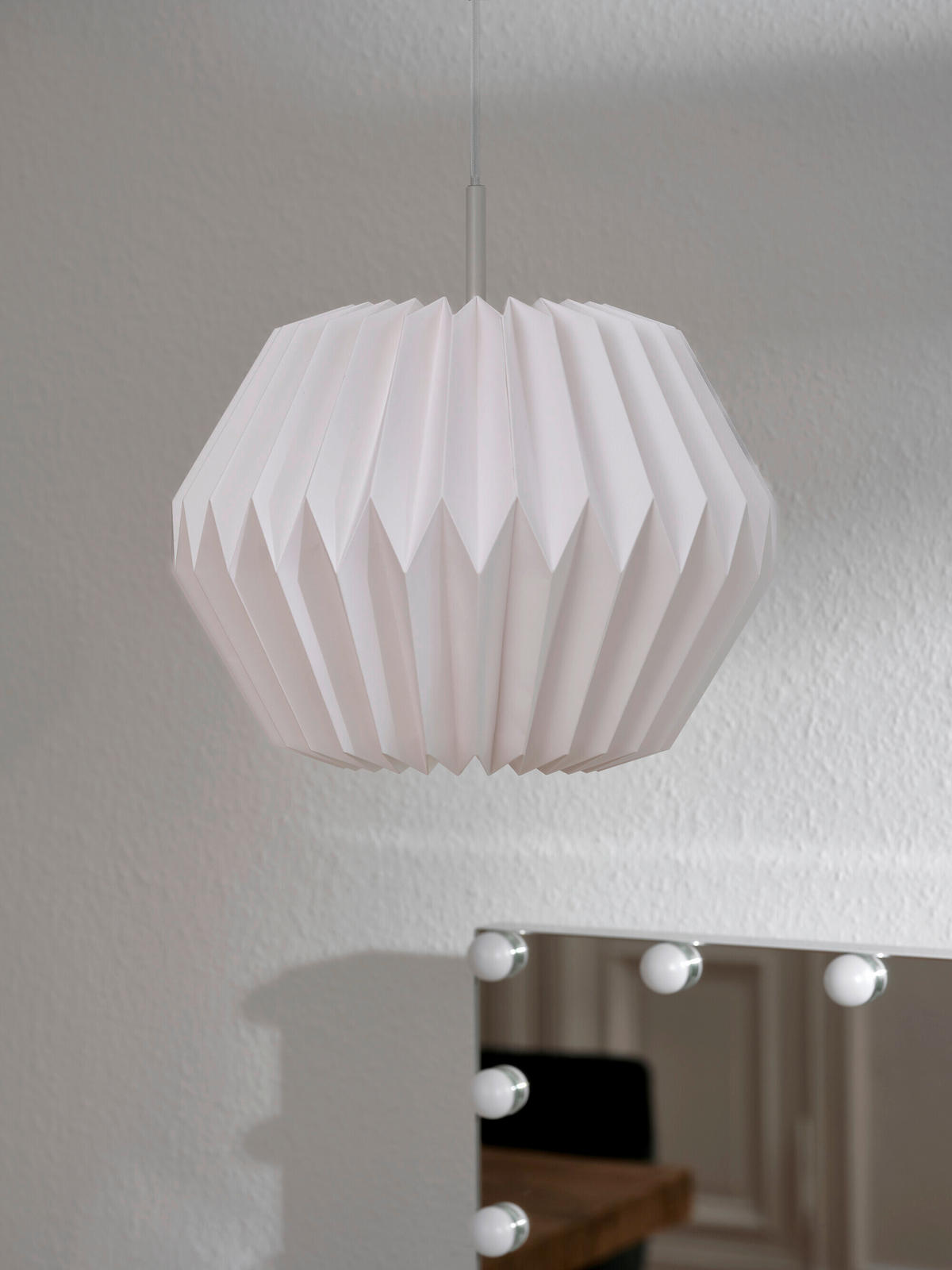 HÄNGELEUCHTE 35/138 cm  - Weiß, Basics, Papier/Metall (35/138cm) - Osram
