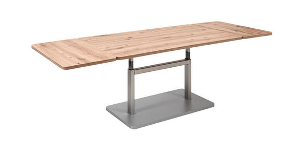 COUCHTISCH 110/63/46 cm rechteckig Eichefarben  - Eichefarben/Grau, KONVENTIONELL, Holzwerkstoff (110/63/46cm) - Venda