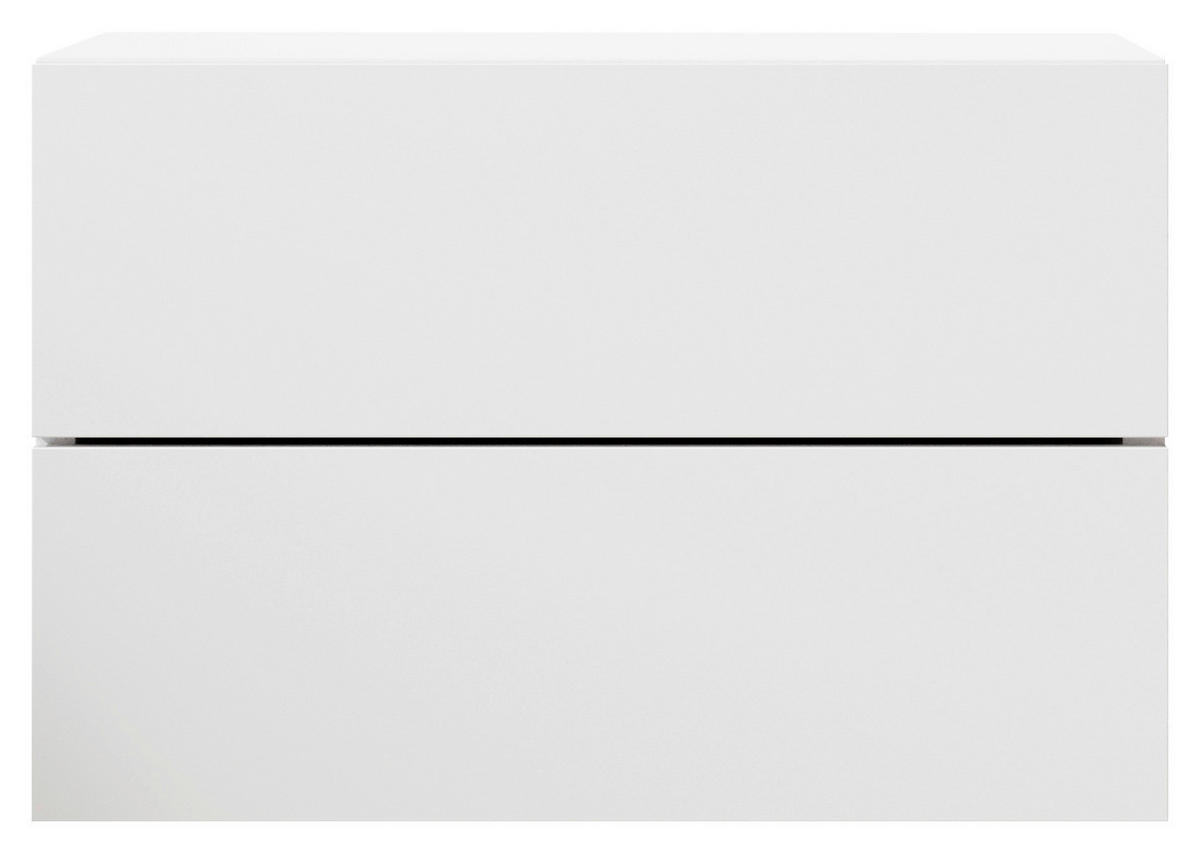 NACHTSCHRANK  - Weiß, MODERN, Holzwerkstoff (42/28cm) - Livetastic