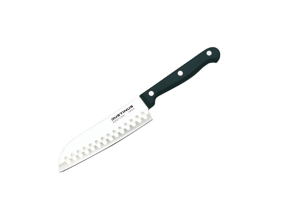 KOCHMESSER Küchenchef 27.4 cm - Edelstahlfarben/Schwarz, Basics, Kunststoff/Metall (27.4cm) - Justinus