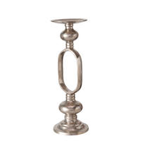 STOJAN NA SVÍČKY  kov - barvy stříbra, Basics, kov (18/18/55cm)