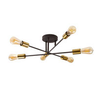TAKLAMPA Armstrong 64/20 cm  - mässingsfärgad/svart, Basics, metall (64/20cm)