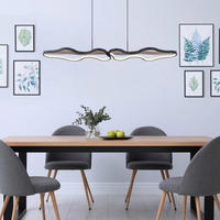 VISEČA LED-SVETILKA   //2700-6000 K/230 V/ - črna/temno rjava, Design, kovina/umetna masa (112/25,5/150cm) - Globo