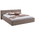 POLSTERBETT Lattenrost, Bettkasten Taupe 160/200 cm  - Taupe, Basics, Holz/Textil (160/200cm) - Xora
