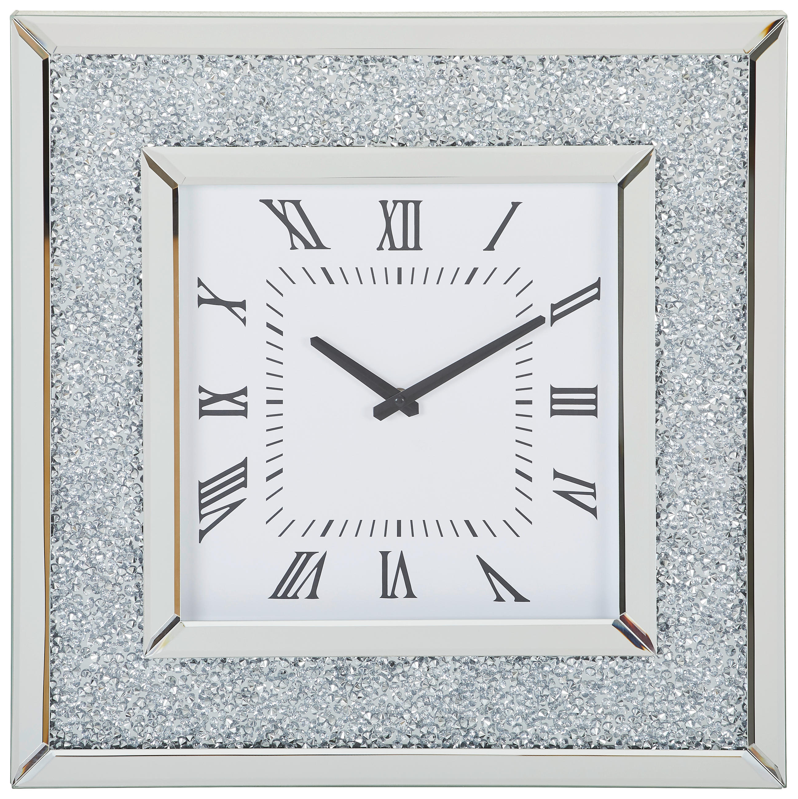 STENSKA URA  prozorno  - prozorno, Trend, umetna masa/steklo (50/50/5,5cm) - Xora