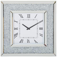 STENSKA URA  prozorno  - prozorno, Trend, umetna masa/steklo (50/50/5,5cm) - Xora