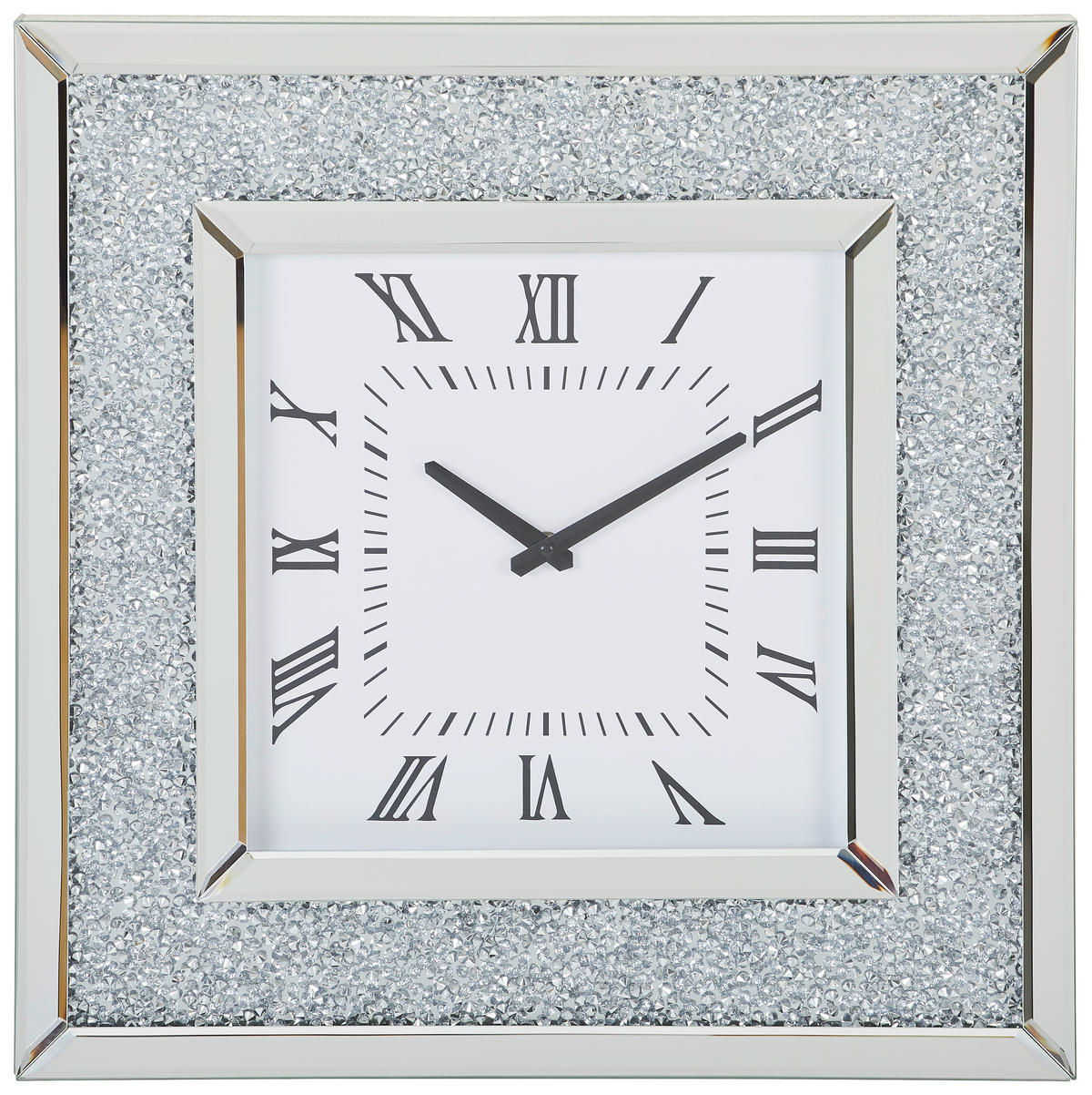 STENSKA URA  prozorno  - prozorno, Trend, umetna masa/steklo (50/50/5,5cm) - Xora