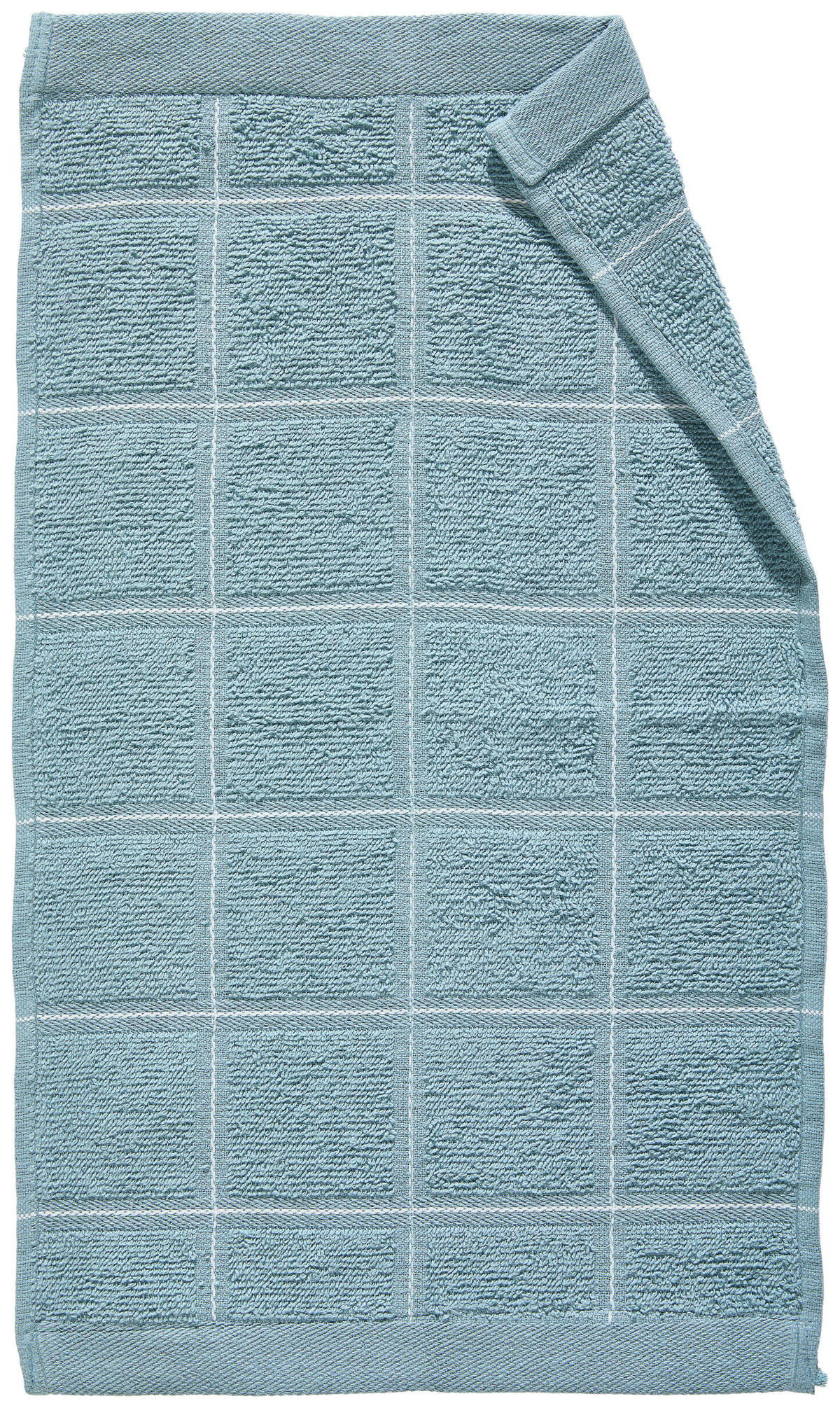 GÄSTETUCHSET 30/50 cm CHECK Türkis 2-teilig  - Türkis, Textil (30/50cm) - Esposa