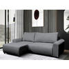 ECKSOFA Grau Struktur  - Schwarz/Grau, Design, Kunststoff/Textil (160/250cm) - MID.YOU