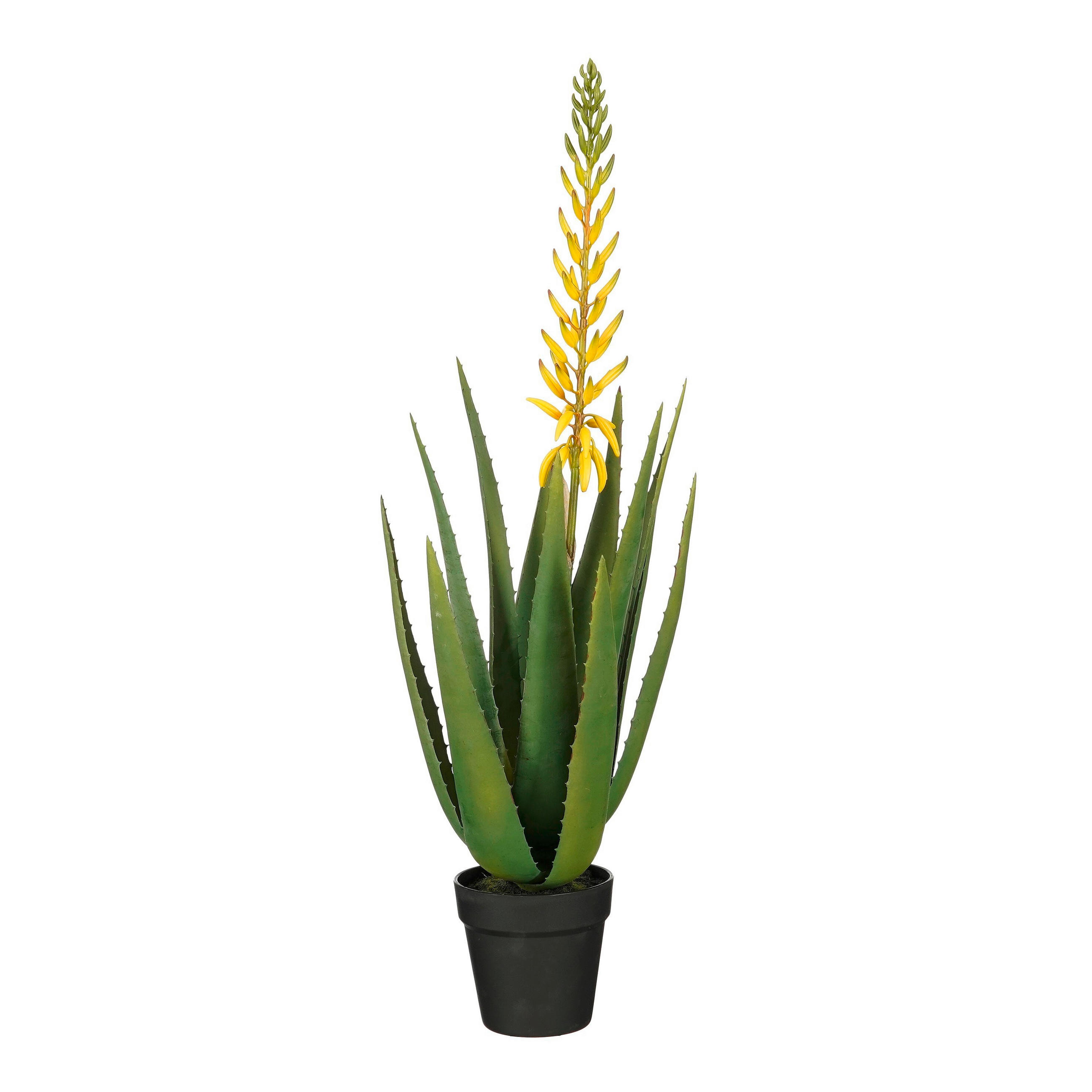UMETNA RASTLINA - rumena, Basics (43/82cm)