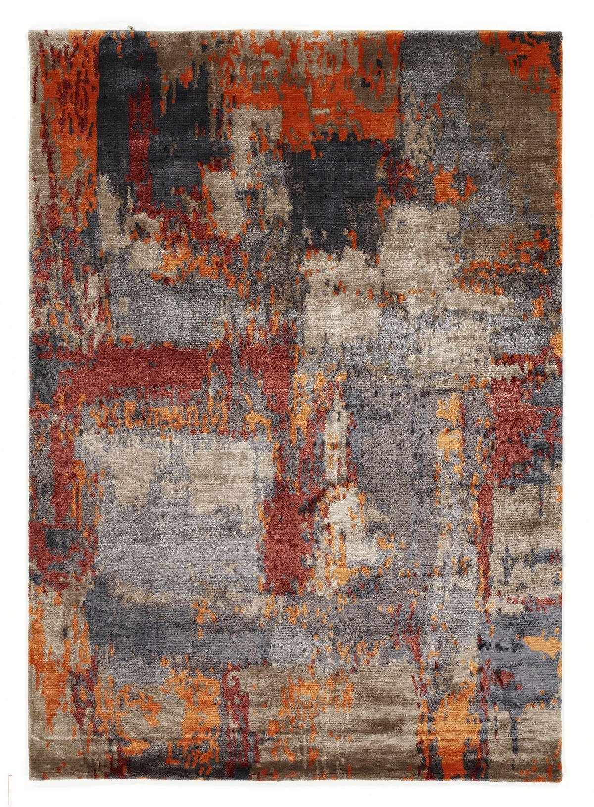 ORIENTTEPPICH 70/140 cm Angeles Palung Grau, Orange, Beige  - Beige/Orange, Design, Textil (70/140cm) - Musterring