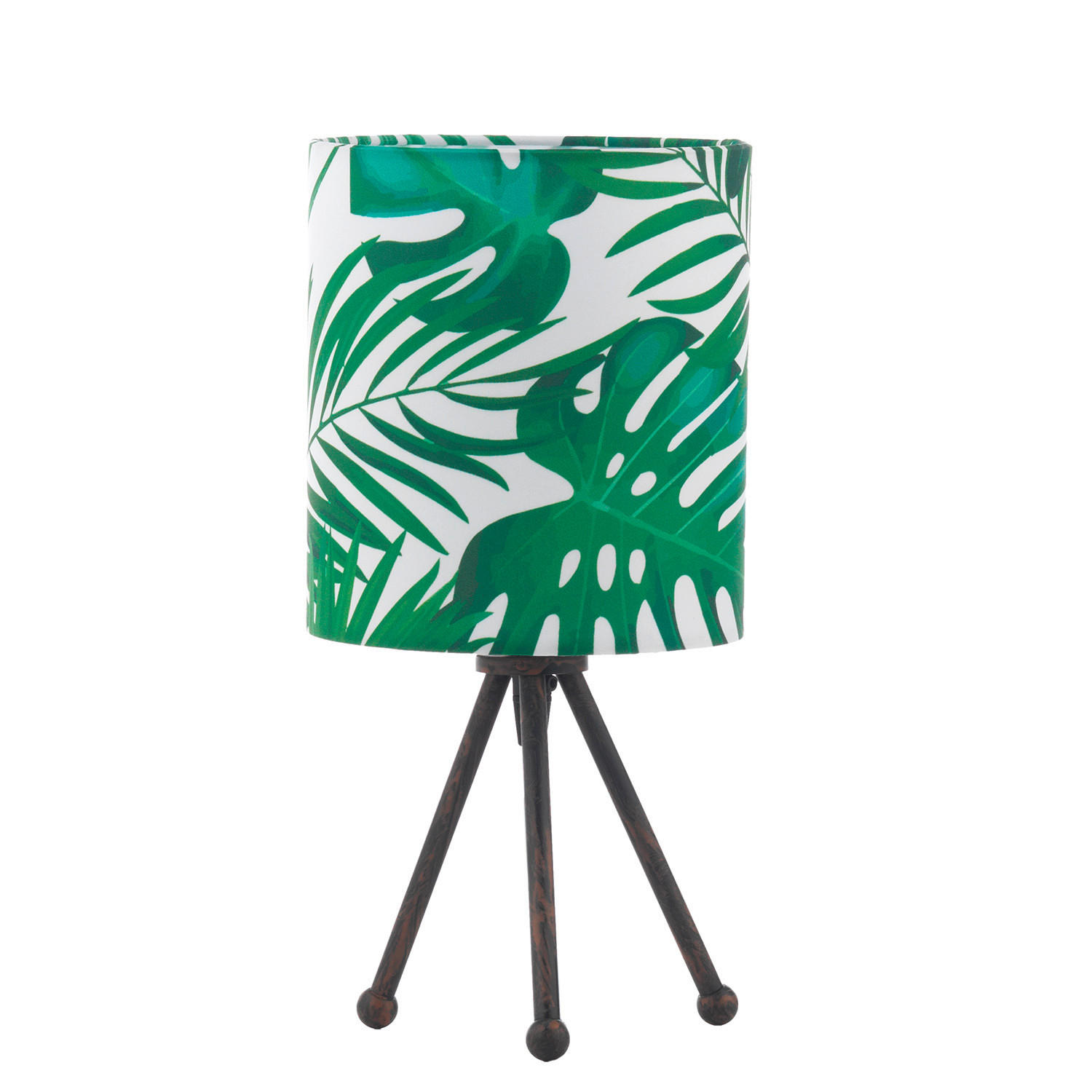 TISCHLEUCHTE 4941 AMAZZONIA 16/16/34 cm   - Hellgrün, Basics, Kunststoff/Textil (16/16/34cm)