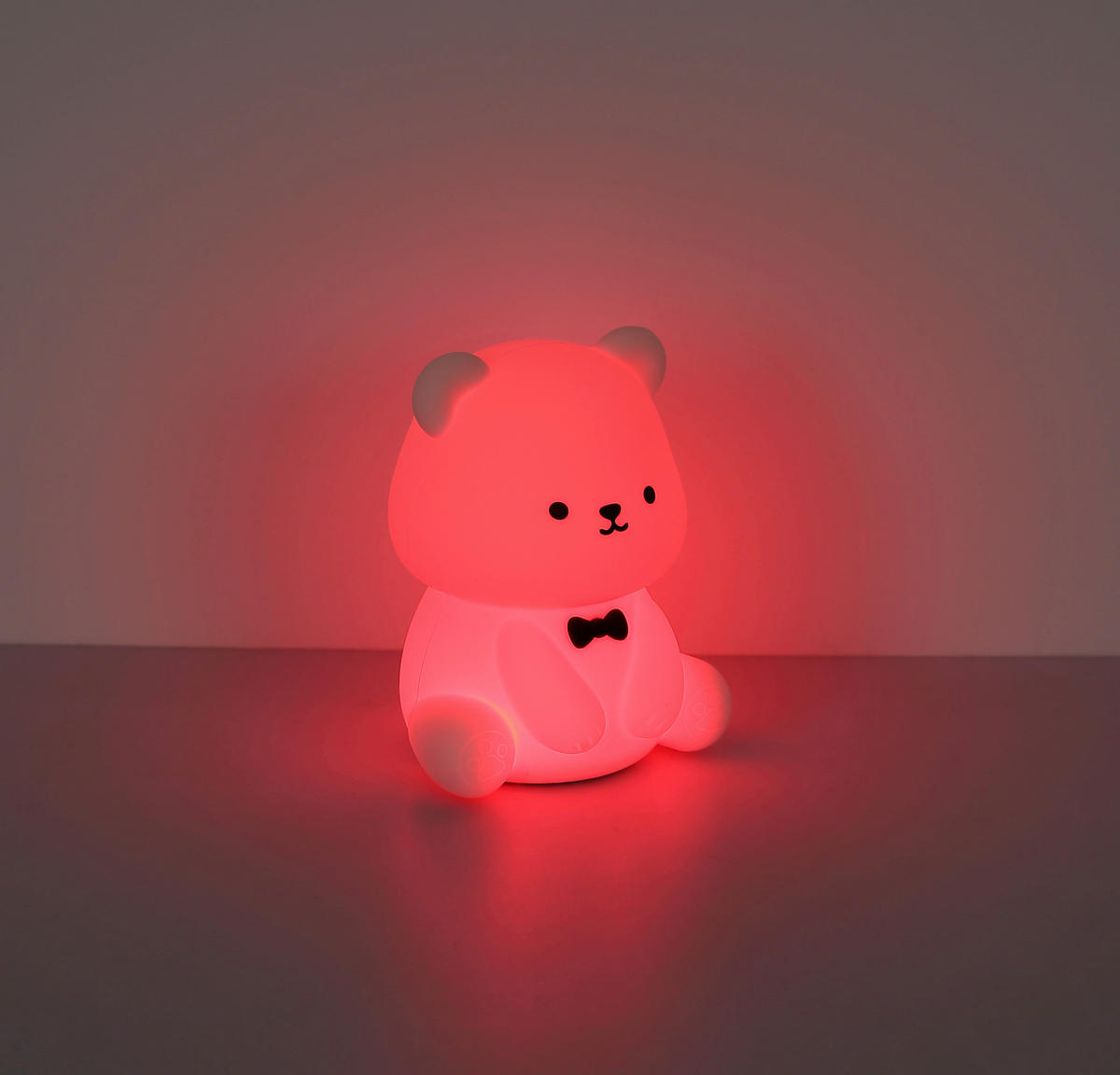 LED SVJETILJKA STOLNA TEDDY  - bijela/crna, Design, plastika (10,3/9,9/12,9cm)