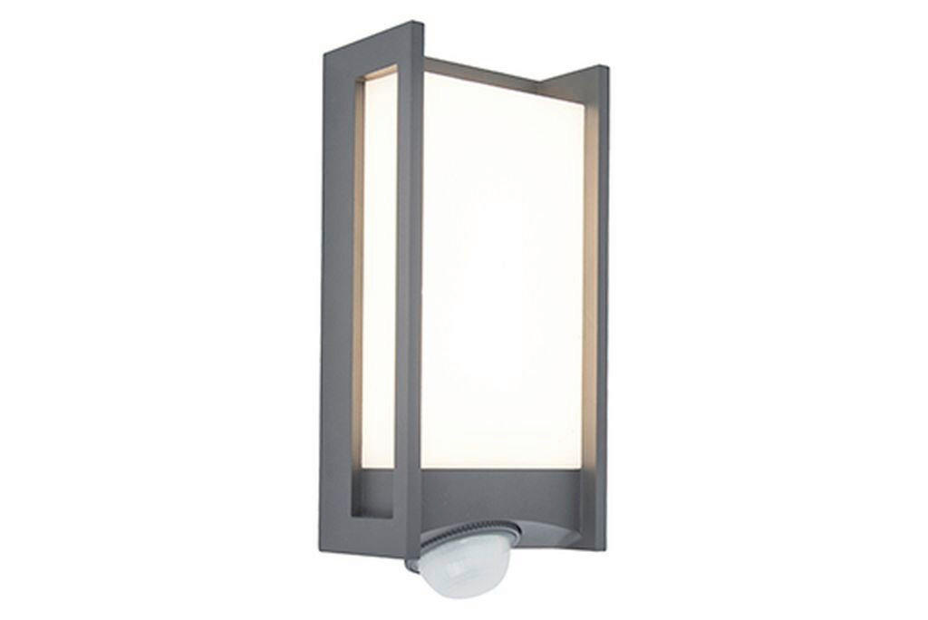 AUßENLEUCHTE Qubo  - Dunkelgrau, Basics, Kunststoff/Metall (27/11cm)