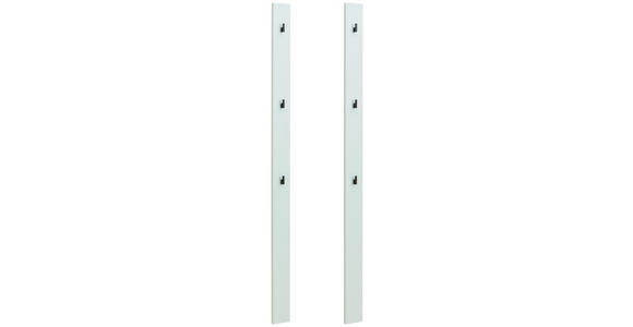 GARDEROBENPANEEL 2 Stück  in 10/163/1,6 cm  - Salbeigrün, MODERN, Holzwerkstoff (10/163/1,6cm) - Hom`in