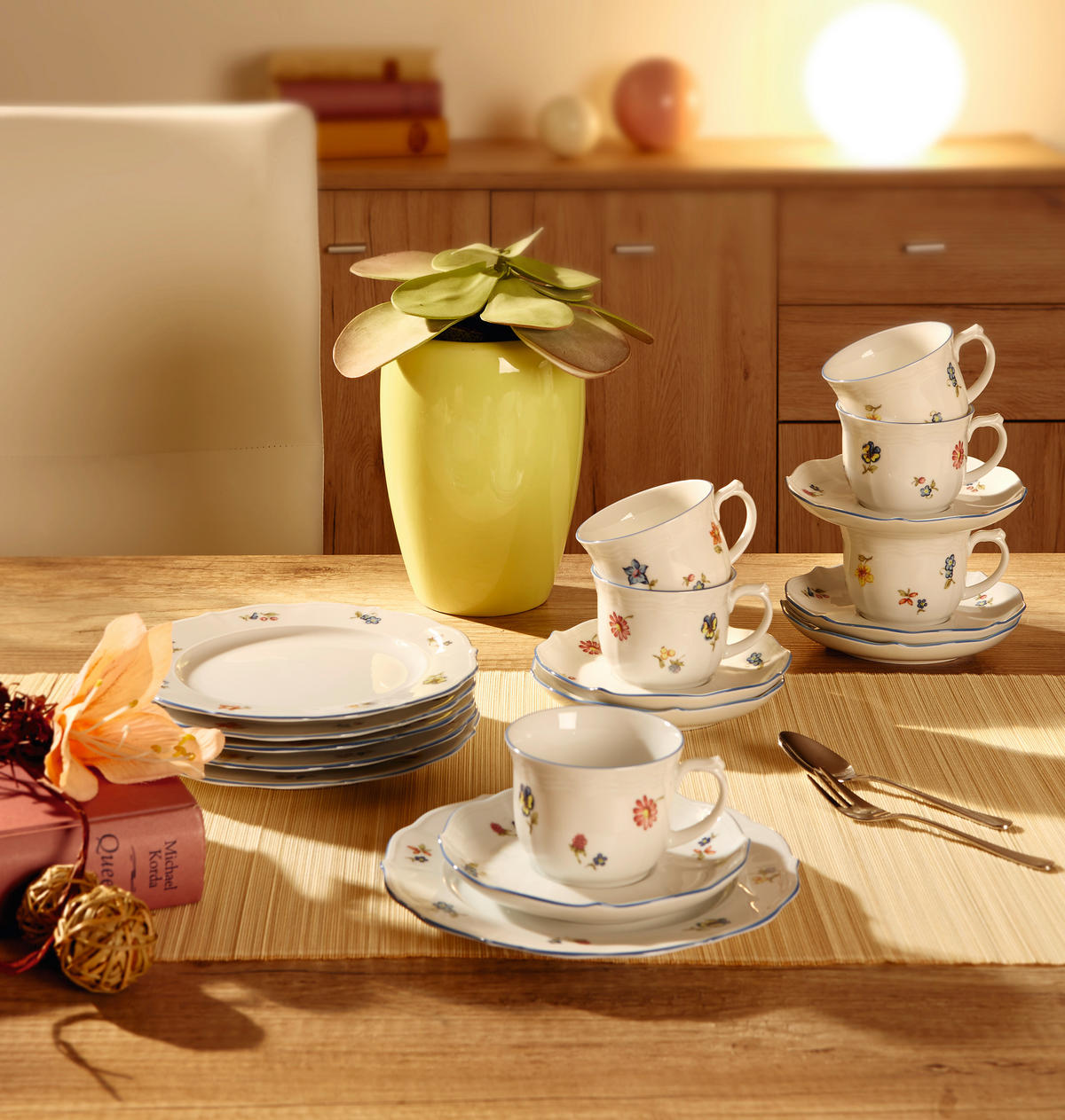 KÁVOVÝ SERVIS porcelán keramika  - viacfarebná/modrá, Trend, keramika (30/15/15cm) - Seltmann Weiden