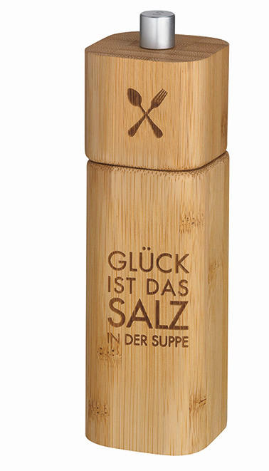 SALZ- ODER PFEFFERMÜHLE    - Basics, Naturmaterialien/Keramik (5/15cm) - Räder