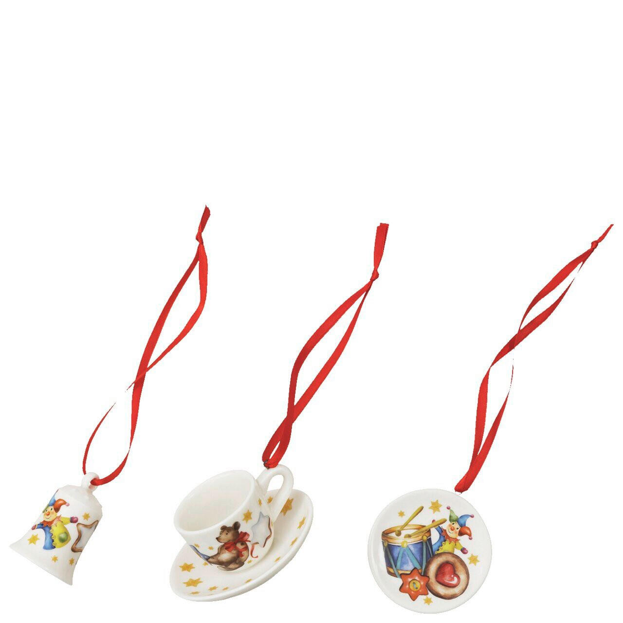 CHRISTBAUMANHÄNGER  - Multicolor, Basics, Keramik (25/9/10,7cm) - Hutschenreuther