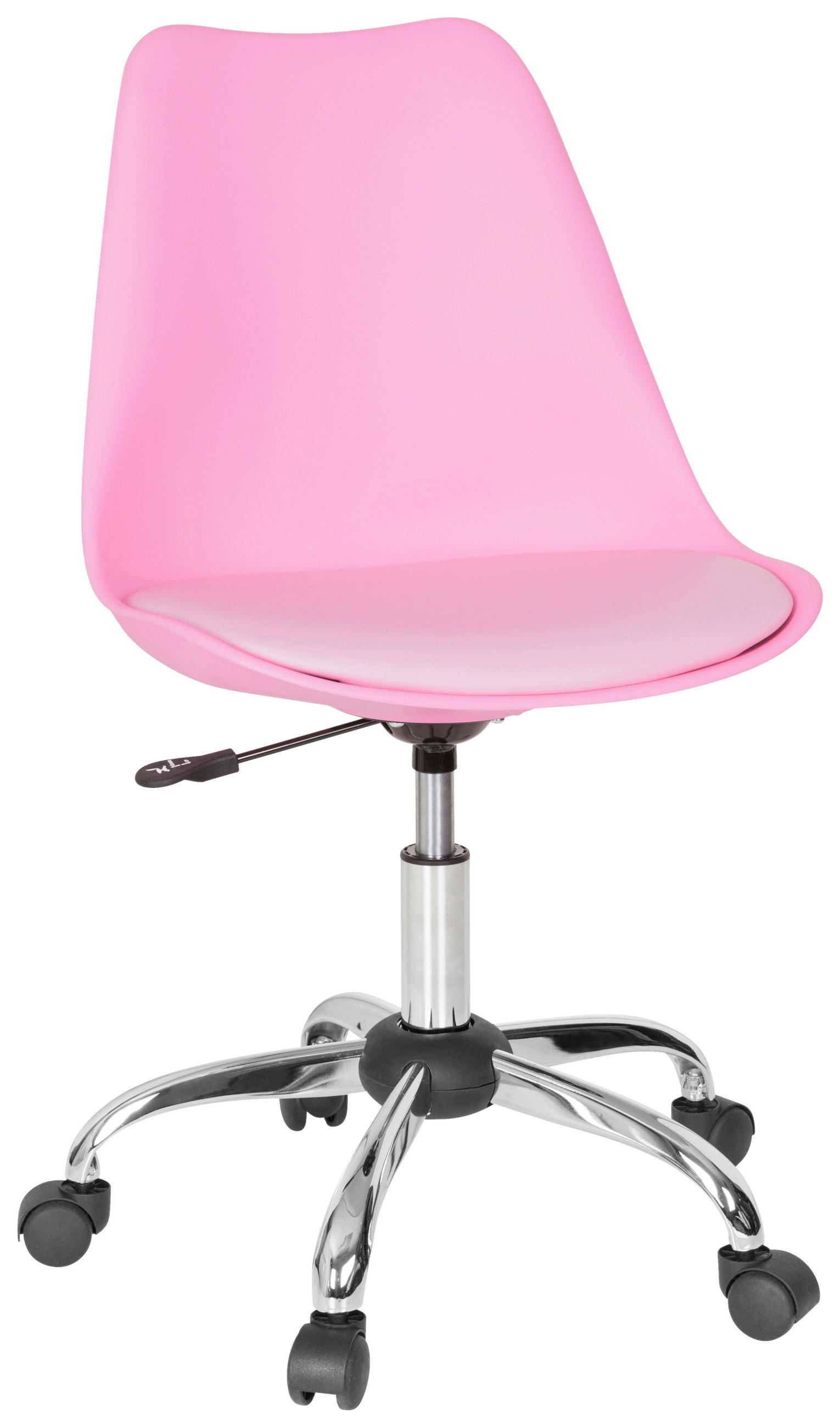 MID.YOU OTOČNÁ ŽIDLE, vzhled kůže, pink