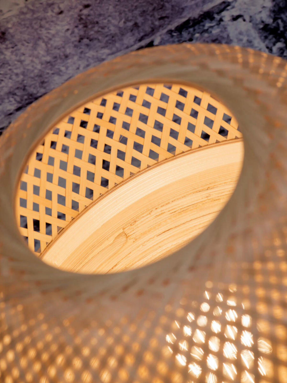 STOLNÍ LAMPA, nástěnný stmívač, 30/33 cm  - bílá/přírodní barvy, Trend (30/33cm) - Good & Mojo