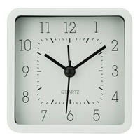 WECKER Weiß  - Weiß, Basics, Glas/Kunststoff (8,3/8,3cm) - Ambia Home