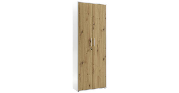 AKTENSCHRANK Eiche Artisan - Eiche Artisan, MODERN, Holzwerkstoff (80/216/35cm) - Carryhome
