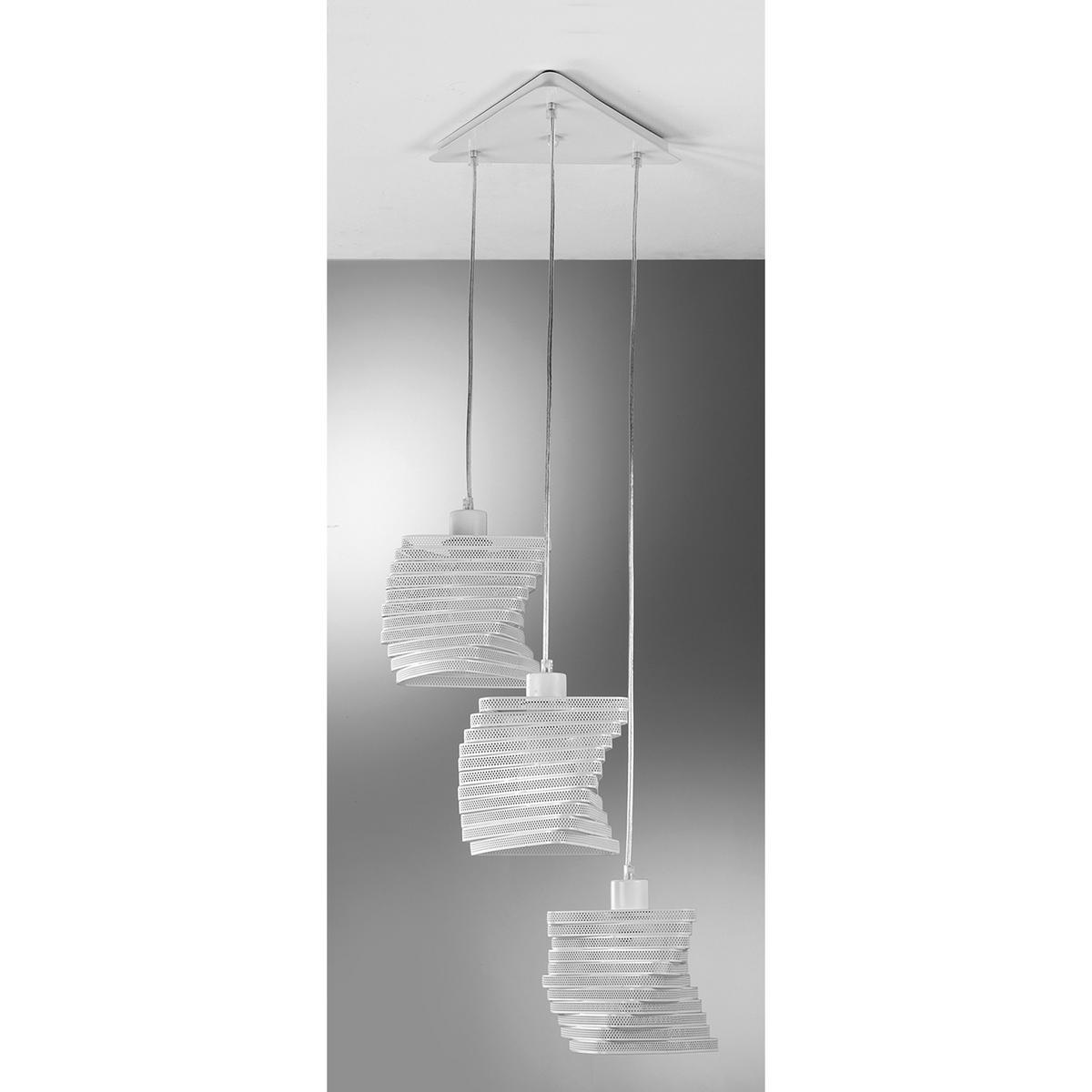 HÄNGELEUCHTE 44/120 cm  - Weiß, Design, Metall (44/120cm)