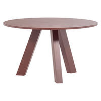 ESSTISCH 129/129/75 cm Echtholz  Holz rund Bordeaux  - Bordeaux, MODERN, Holz (129/129/75cm) - Livetastic