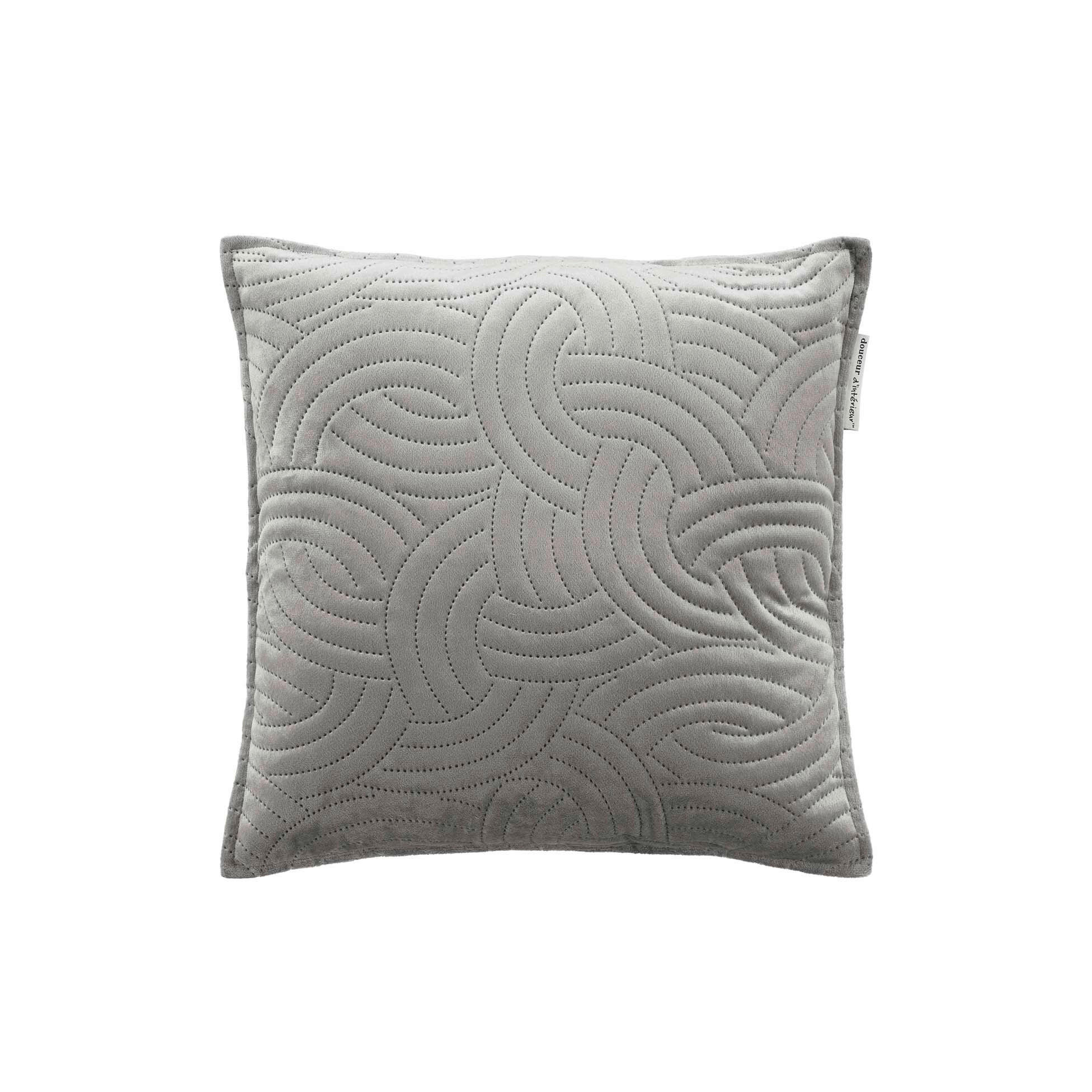 DEKORATIVNA JASTUČNICA  - siva, Osnovno, tekstil (40/40cm)