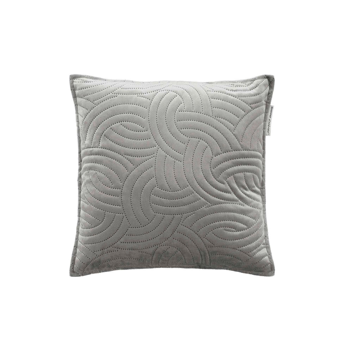 DEKORATIVNA JASTUČNICA  - siva, Osnovno, tekstil (40/40cm)