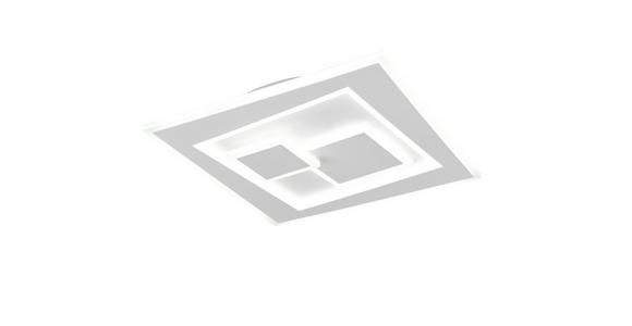 LED-DECKENLEUCHTE 35,5/35,5/6 cm  - Weiß, Design, Kunststoff/Metall (35,5/35,5/6cm) - Novel