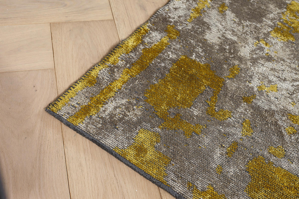 WEBTEPPICH 160/230 cm Goldfarben  - Goldfarben, Design, Textil (160/230cm) - Novel