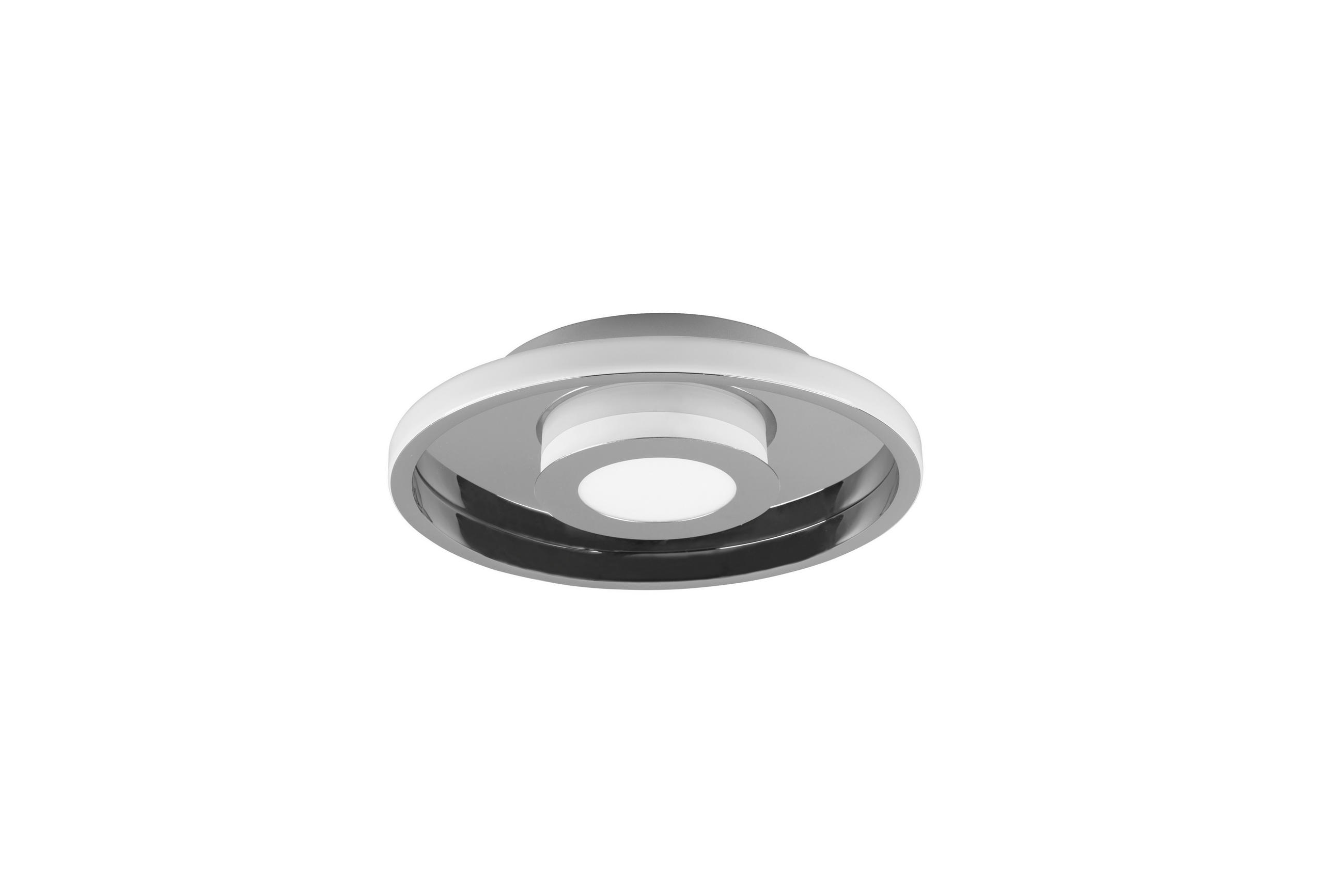 Trio Leuchten Led-Badezimmer-Deckenleuchte Chrom 30x6.8x30 cm