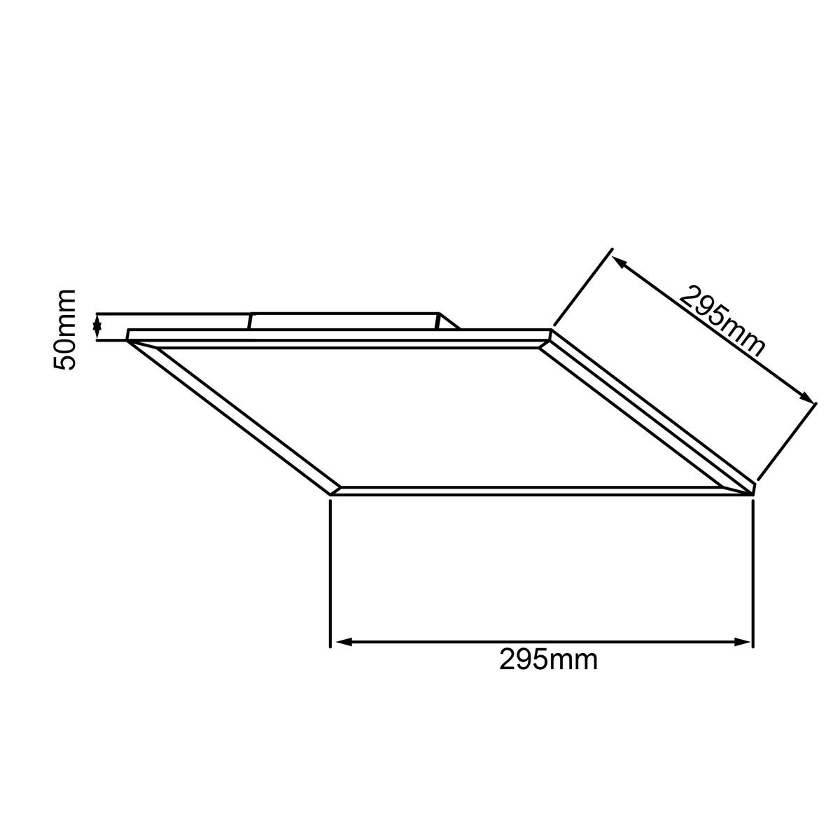 LED-PANEEL   - Weiß, Basics, Kunststoff/Metall (5/29,5/29,5cm) - Brilliant