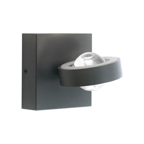 LED-WANDLEUCHTE 15,7/13/13 cm   - Anthrazit, Design, Metall (15,7/13/13cm) - Paul Neuhaus