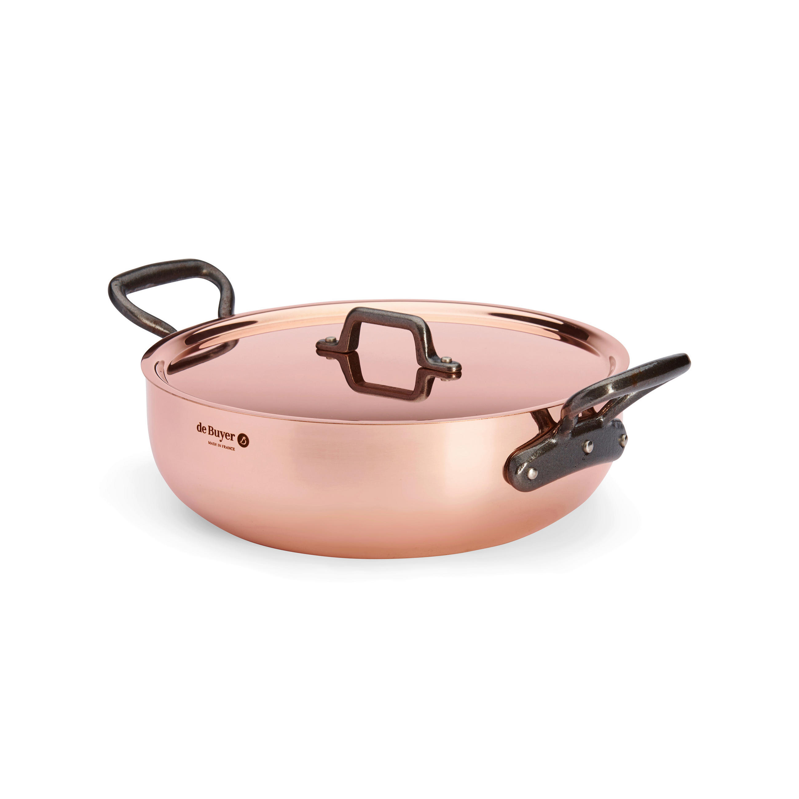 BRATENTOPF DE BUYER PRIMA MATERA 4,9 L  - Kupferfarben, Basics, Metall (28cm)