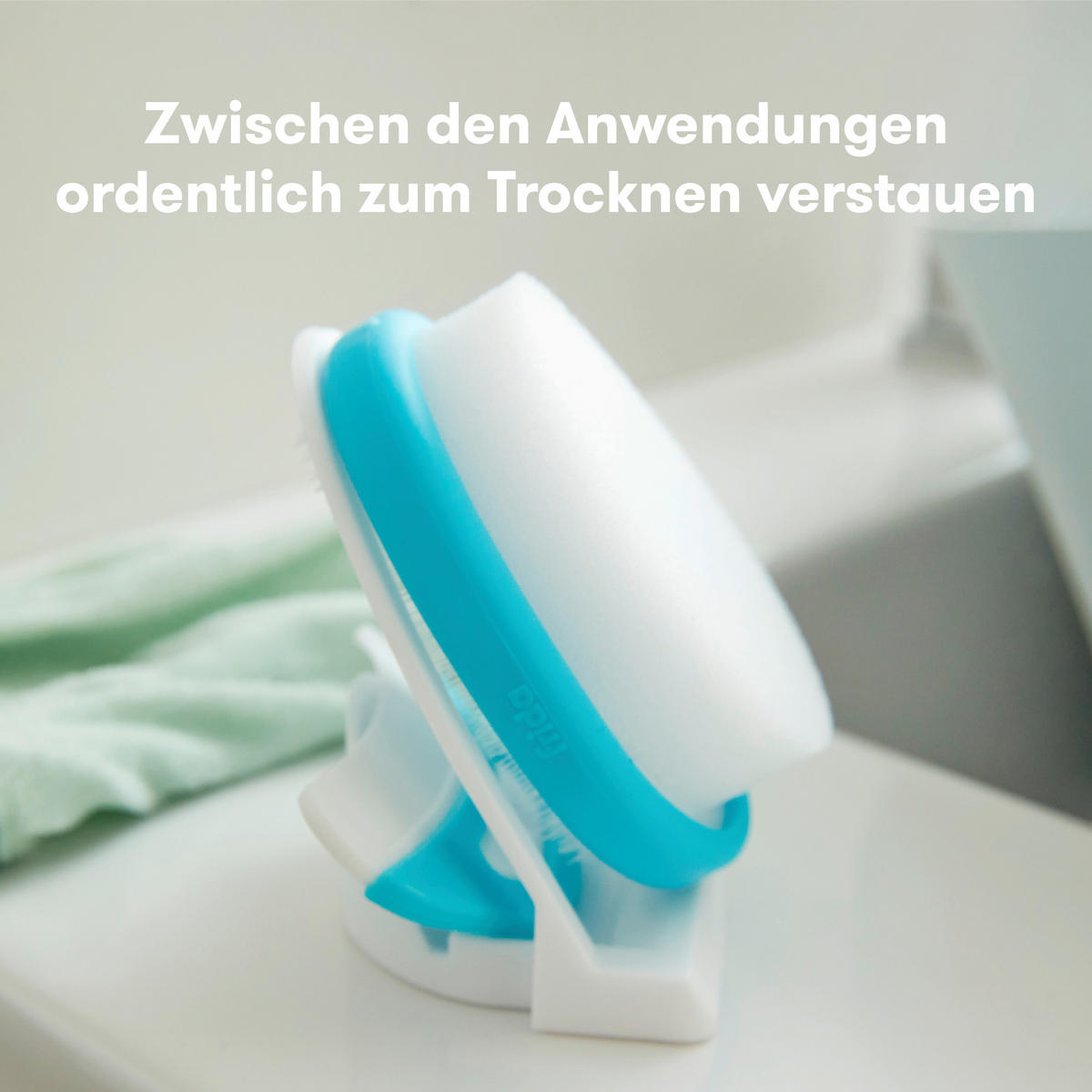 BABYKAMM UND BÜRSTE - Hellblau, Basics, Kunststoff (7/10/6cm) - frida