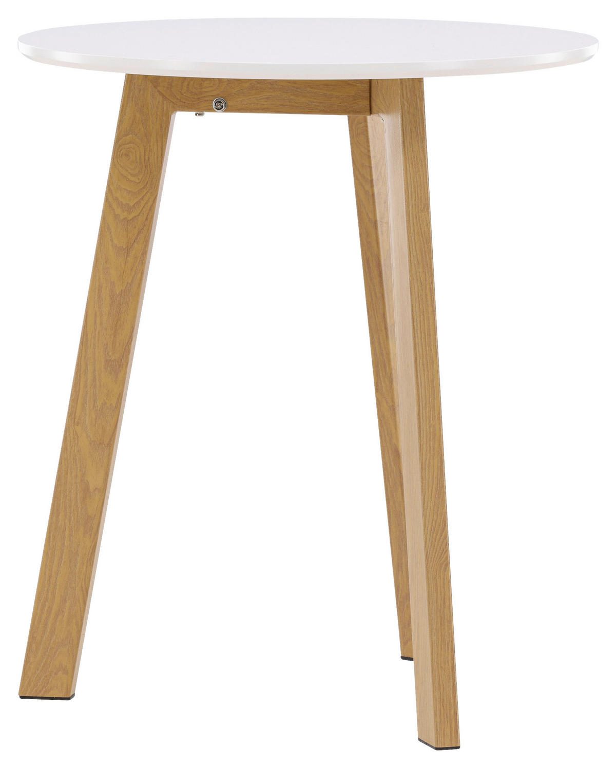 ESSTISCH in Holz, Metall 65/65/75 cm  - Hellbraun/Weiß, Design, Holz/Metall (65/65/75cm) - Livetastic