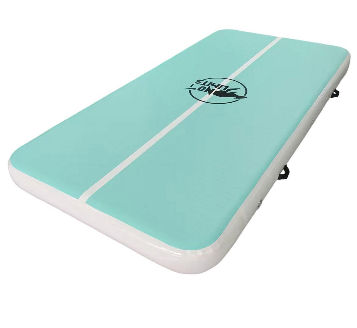 GYMNASTIKMATTE AIR MATTRESS  - Türkis/Weiß, KONVENTIONELL, Kunststoff (300/150/20cm)