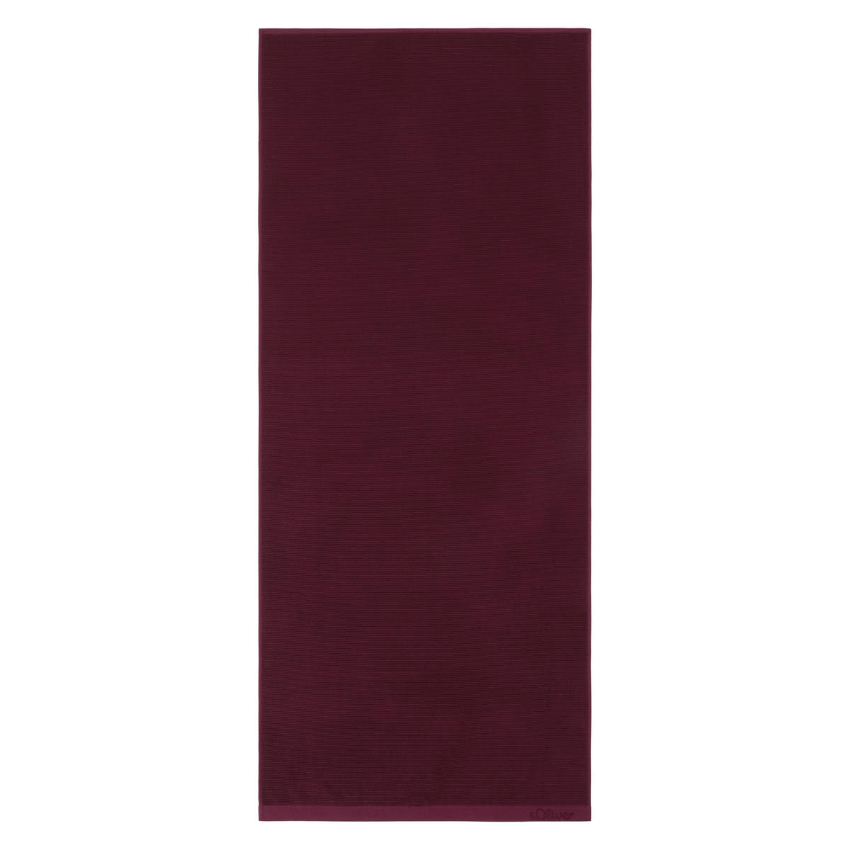 SAUNATUCH 80/200 cm s.Oliver Dunkelrot  - Dunkelrot, Trend, Textil (80/200cm) - S. Oliver
