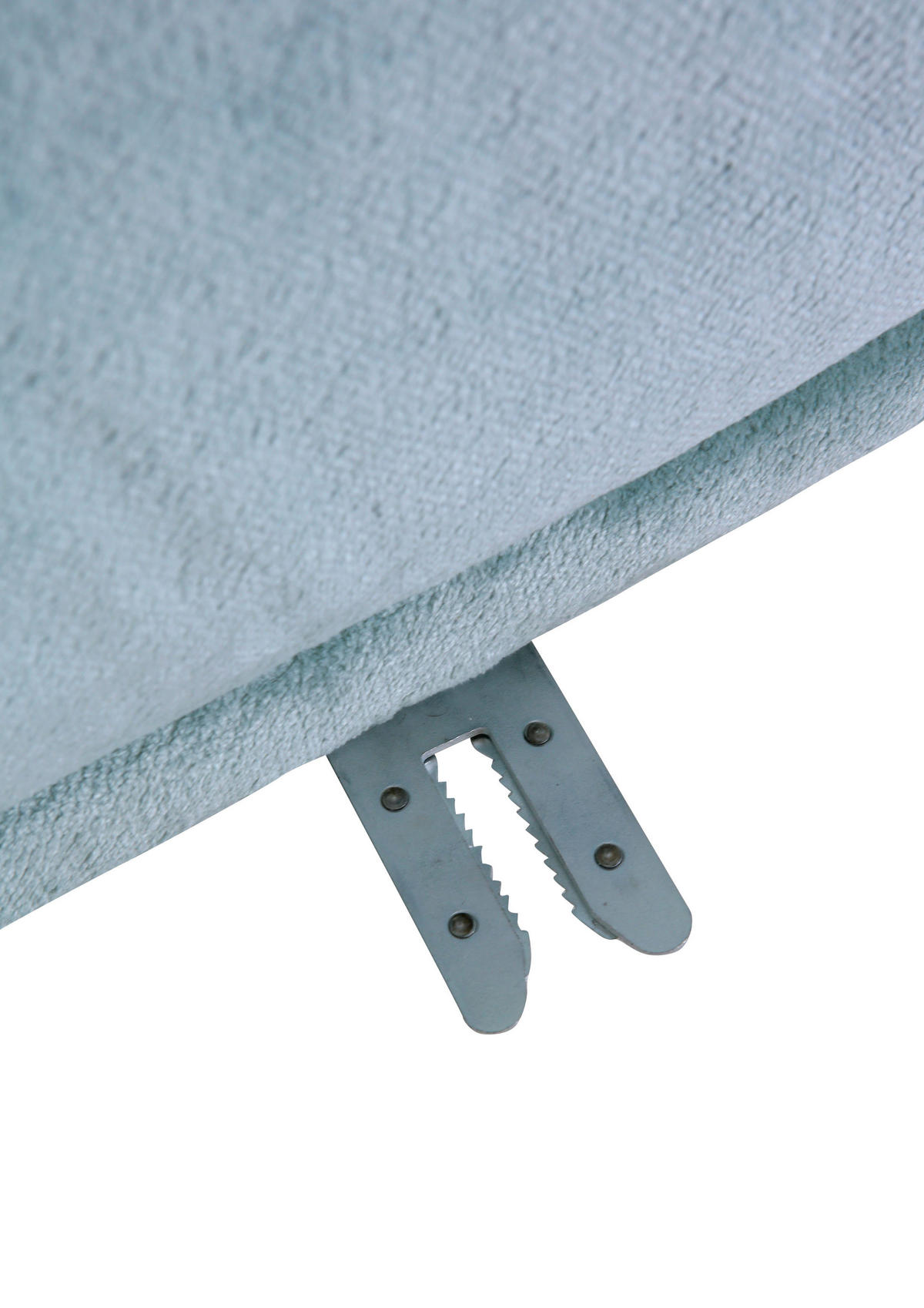 SOFAELEMENT in Plüsch Mintgrün  - Schwarz/Mintgrün, Konventionell, Kunststoff/Textil (125/66/155cm) - Carryhome