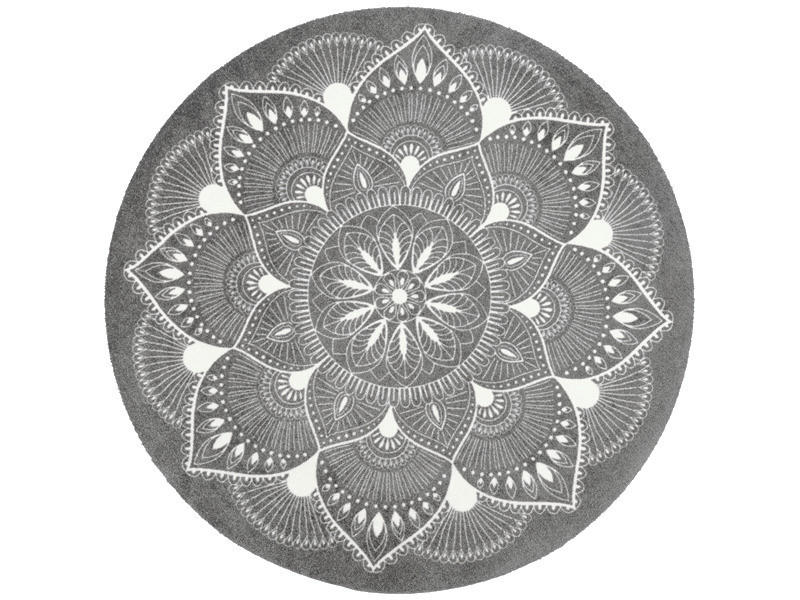KOBEREC, 120/120 cm šedá - šedá, Konvenční, textil/plast (120/120cm) - Esposa