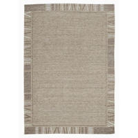 FLACHWEBETEPPICH 200/300 cm Alanis Border Naturfarben  - Naturfarben, Basics, Textil (200/300cm) - Novel