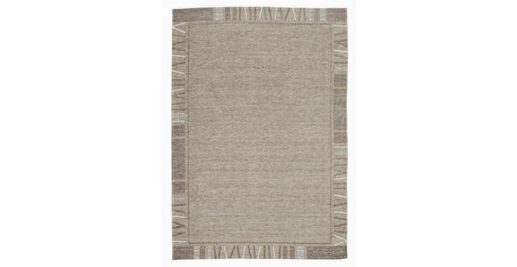 FLACHWEBETEPPICH 200/300 cm Alanis Border Naturfarben - Naturfarben, Basics, Textil (200/300cm) - Novel