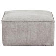 HOCKER in Textil Naturfarben  - Naturfarben, Design, Kunststoff/Textil (71/41/71cm) - Carryhome