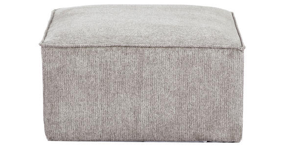 HOCKER in Textil Naturfarben  - Naturfarben, Design, Kunststoff/Textil (71/41/71cm) - Carryhome